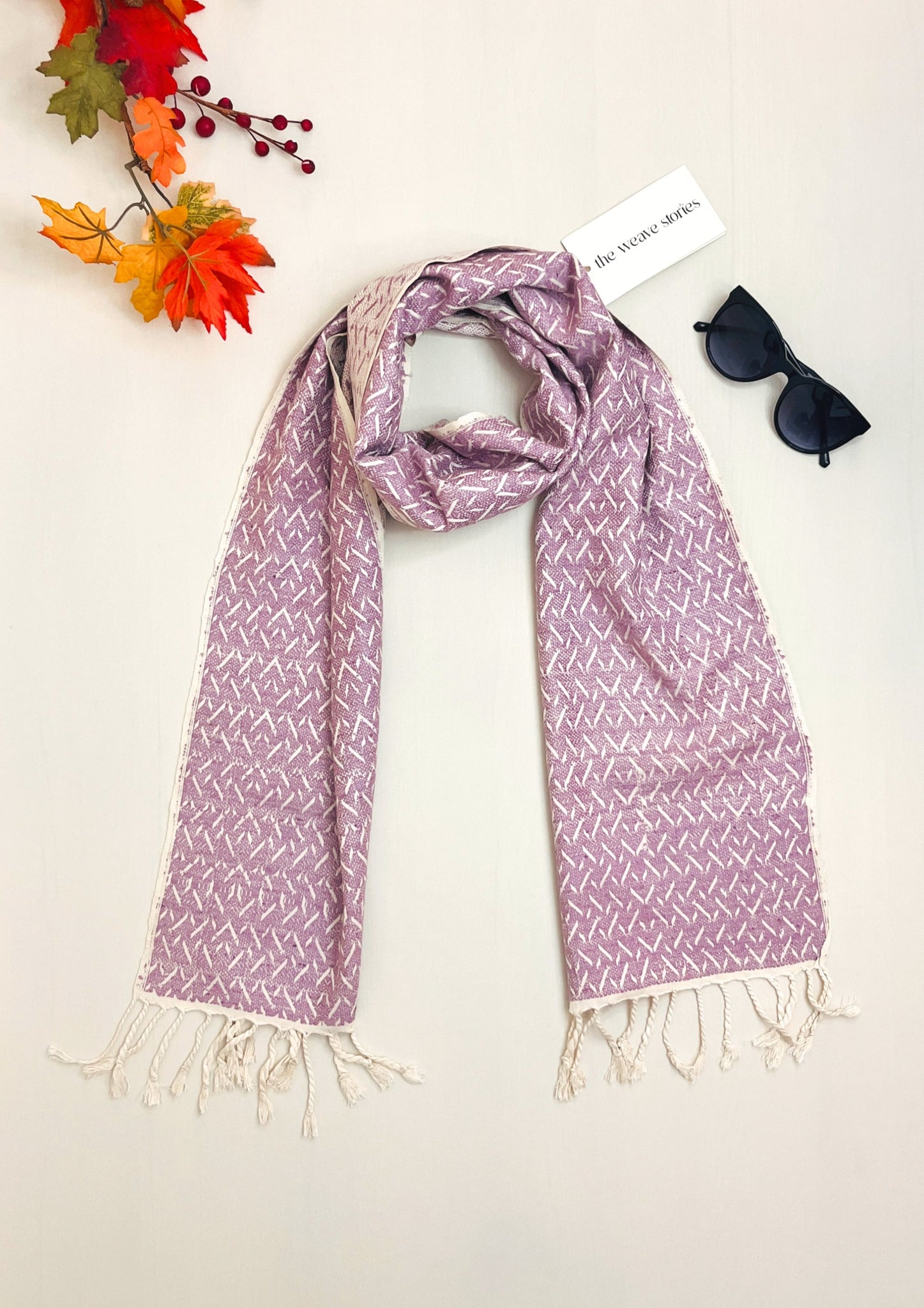 Eri Silk Scarf - Puce Color - SKU_TWSP/STEE17
