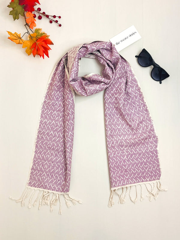 Eri Silk Scarf - Puce Color - SKU_TWSP/STEE17