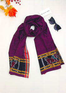 Cotton Scarf - Grape Purple - Tie and Dye Technique - SKU_TWST/STC35