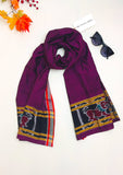 Cotton Scarf - Grape Purple - Tie and Dye Technique - SKU_TWST/STC35
