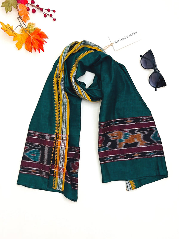 Cotton Scarf - Castleton Green - Tie and Dye Technique - SKU_TWST/STC37