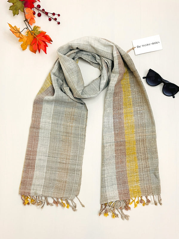 Eri Silk Stole - Colorful Stripes - SKU_TWSP/STEE18