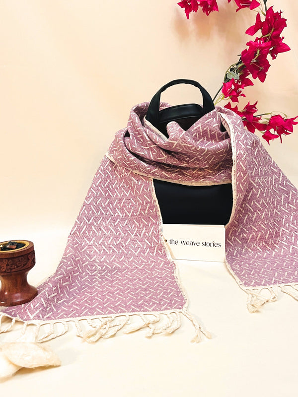 Eri Silk Scarf - Puce Color - SKU_TWSP/STEE17