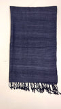 Premium Eri Silk Stole - Organic Davy's Grey - SKU_TWSD/STE28