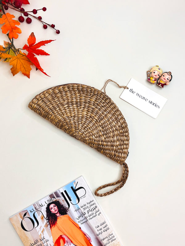 Earthy Weave Clutch Purse - Water Hyacinth - SKU_TWSN/WHP79