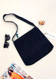 Cotton Sling Bag - Dark Blue - SKUC_TWSU/TBRL114
