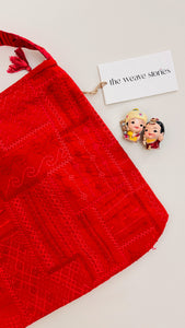 Cotton Sling Bag - Red - SKUC_TWSU/TBRL110