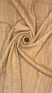Eri Muga Silk - 91 cm (W) X 12 mtr (L) - Handspun, Hand Made -  Luxor Gold- SKU_TWSP/FEM53