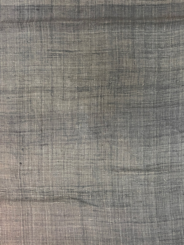 Eri Silk - 132 cm (W) X 12 mtr (L) - Handspun, Machine Made - Light Grey - SKU_TWSP/FE56