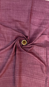 Pure Cotton - 112 cm (W) X 12 mtr (L) - Handloom - Pink Color - SKU_TWSP/FC121