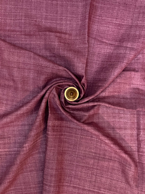 Pure Cotton - 112 cm (W) X 12 mtr (L) - Handloom - Pink Color - SKU_TWSP/FC121