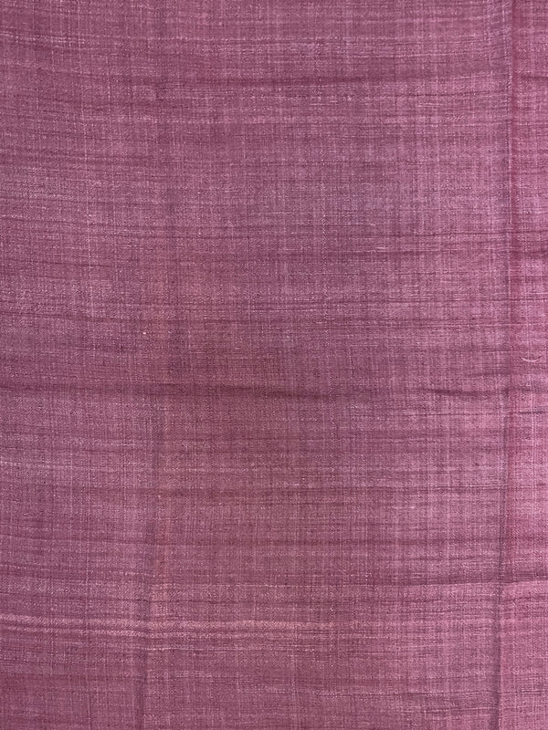Pure Cotton - 112 cm (W) X 12 mtr (L) - Handloom - Pink Color - SKU_TWSP/FC121