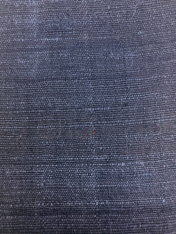 Eri Silk - 112 cm (W) X 12 mtr (L) - Handspun, Handmade - Charcoal Grey Color - SKU_TWSP/FE115