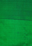 Mulberry Silk - 116 cm (W) X 12 mtr (L) - Handspun, Handmade - Green - SKU_TWSP/FM57