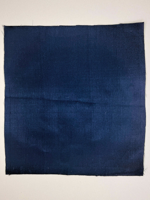 Mulberry Silk - 116 cm (W) X 12 mtr (L) - Handspun, Handmade - Midnight  Blue - SKU_TWSP/FM60